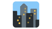emojivid emoji emojivid places cityscape Sticker