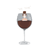 Wine Wineoclock Sticker