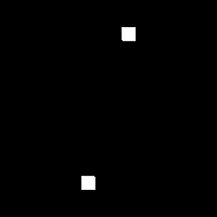 black and white pixel GIF by 16-x-16