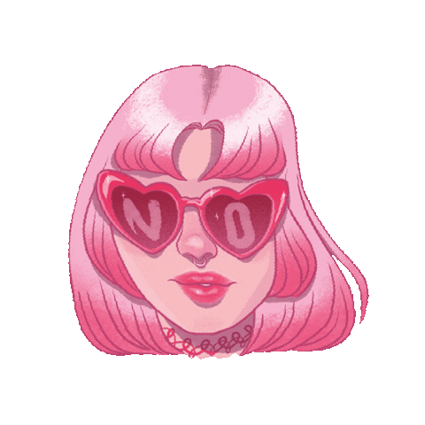 aisa giphyupload no nope negative Sticker