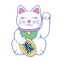 Chance Lucky Cat Sticker