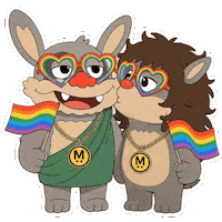 Rainbow Love Sticker