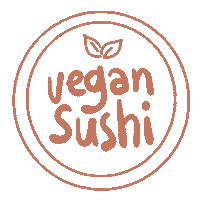 Sushi Roll Vegan Sticker by beyondsushinyc