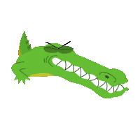 Angry Teeth Sticker by Patrick Passaro