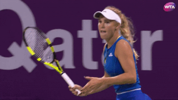 caroline wozniacki GIF by WTA