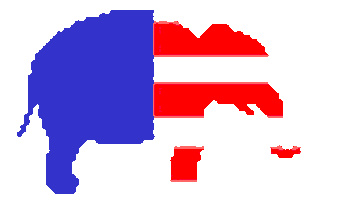 Red Wave Logo Sticker