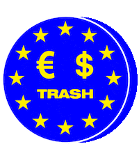 Trash Euro Sticker by Barong Family