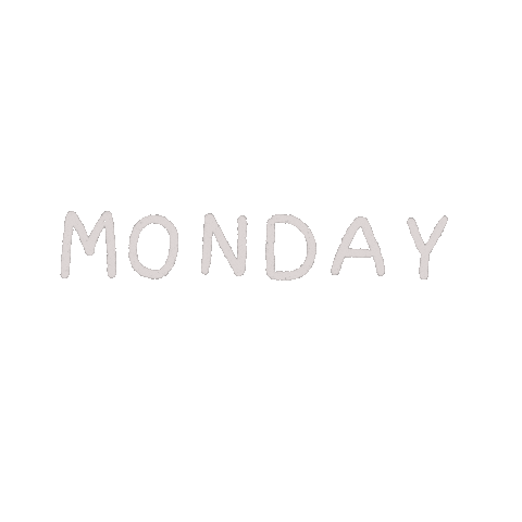Monday Weekday Sticker