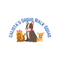 Dog Walker Group Walk Sticker by Luv-A-K9
