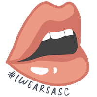 makeup lips Sticker by SASC