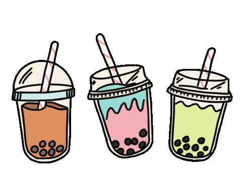Bubble Tea Drink Sticker