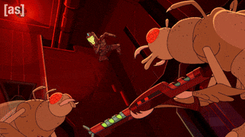 Rick And Morty Fighting GIF by Adult Swim