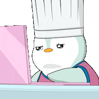 News Working Sticker by Pudgy Penguins