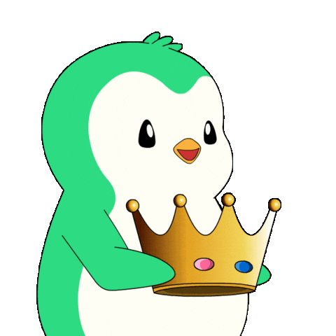 Penguin Win Sticker by Abster