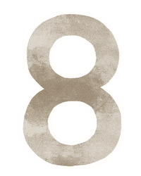 Countdown Number Sticker by Daniela Nachtigall