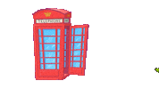 Hallo Phone Box Sticker by Om Nom