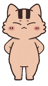 NaughtyCat2 love cat heart 愛 Sticker