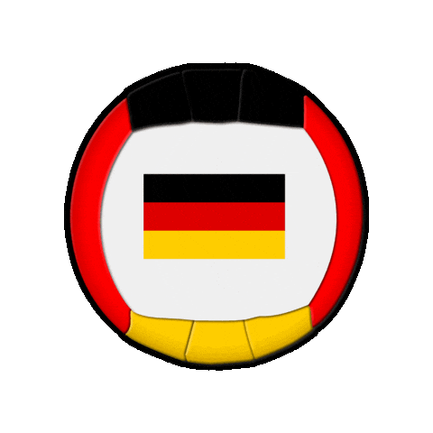 Germany Ball Sticker by Swiss Dodgeball