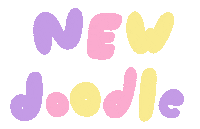 New Post Doodle Sticker