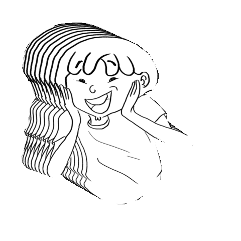 wuraolakayode giphygifmaker happy excited screaming Sticker