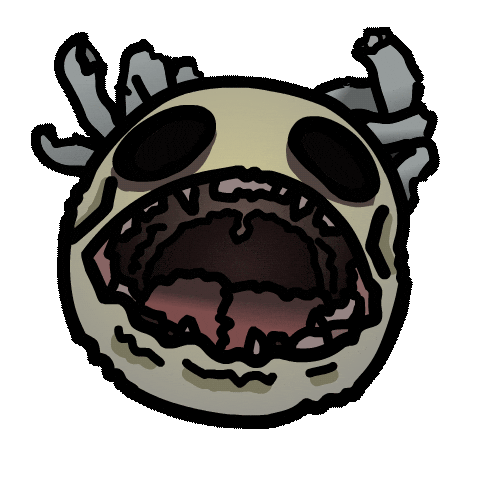Frustrated Kill Me Sticker by Miyrumiyru
