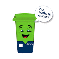 jerbracomercial limpeza sustentabilidade container reciclar Sticker