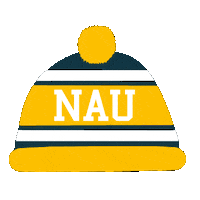 northern arizona university winter Sticker by NAU Social