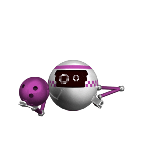 pink hyperbowling Sticker by QubicaAMF