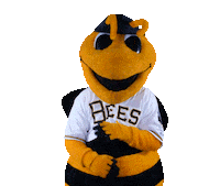 bumble bee baseball Sticker by Salt Lake Bees