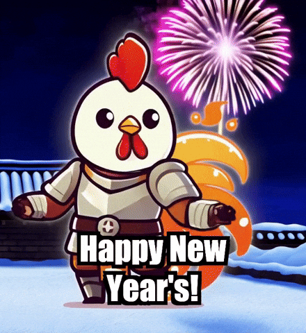 New Year Winter GIF by Zorooster