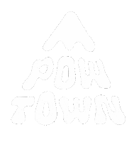 Pow Town Sticker