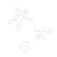 Star 白 Sticker