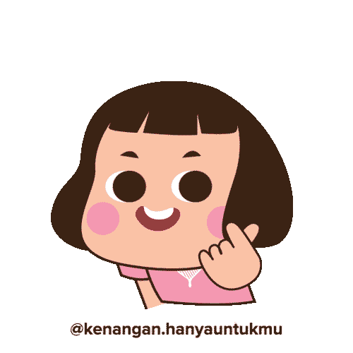kenangan_hanyauntukmu love girl bff kopi Sticker
