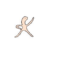 sophiecorrigan party dancing man naked Sticker