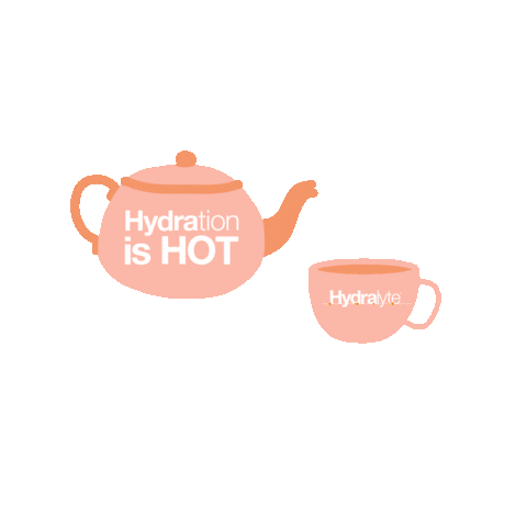 hydralyte winter tea warm cosy Sticker