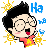 Happy Laugh Sticker by Acson Malaysia