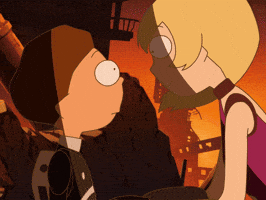 Rick And Morty Kiss GIF by Adult Swim