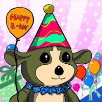 Happy Birthday Party GIF by Bush Baby Club