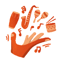 Musica Orchestra Sticker by Puntofuga