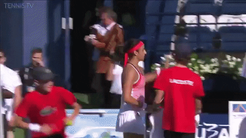 caroline garcia GIF by WTA