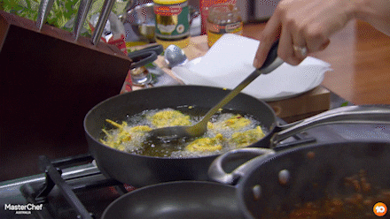 Frying GIF by MasterChefAU