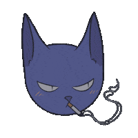 Torresdealquitran cat smoke kitten gato Sticker