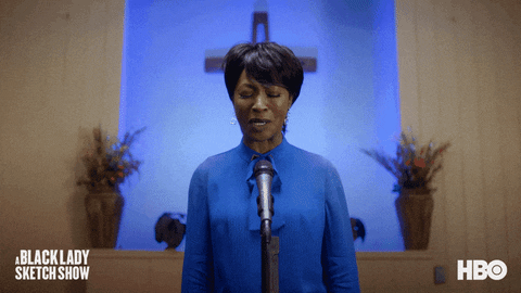 Praise The Lord Church GIF by A Black Lady Sketch Show