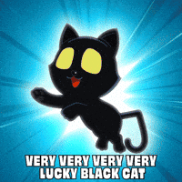 Glow Black Cat GIF by VeeFriends