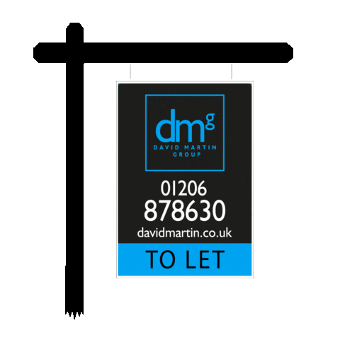 davidmartingroup real estate dmg lettings to let Sticker