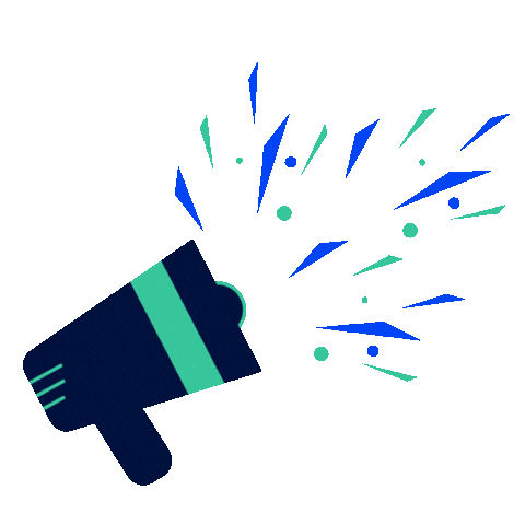 Kunstgebouw_communicatie giphyupload megafoon zuid-holland cultuurparticipatie Sticker