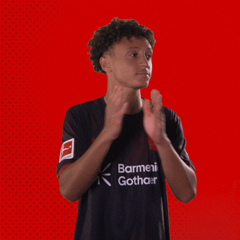Well Done Applause GIF by Bayer 04 Leverkusen