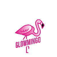 flamingo glowcon Sticker by GLOW by dm