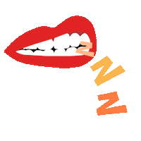 fluentkorean hungry bored korean lips Sticker