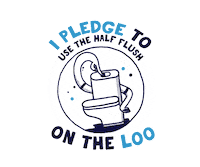 sydneywater toilet drought save water water pledge Sticker